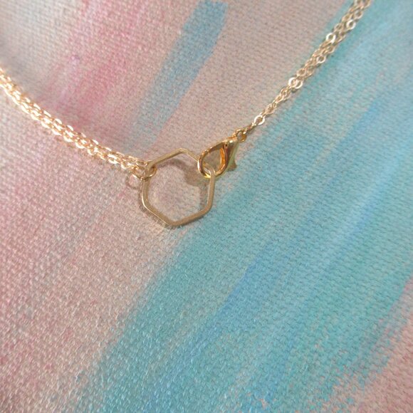 Gemstone Perfume Bottle, Rainbow Fluorite and Brass - Picture 5 of 6